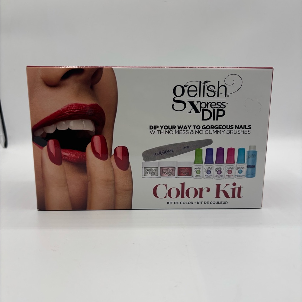 Gelish Xpress Dip Color Kit 1632000 Professional Dip Powder Nail Kit NEW